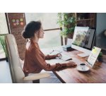 Set d'ardoises blanches, cadre en bois, A4, blanc