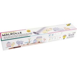 Rouleau de papier à dessin, uni, 300 mm x 6 m, blanc