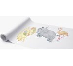 Rouleau de papier à dessin, uni, 300 mm x 6 m, blanc