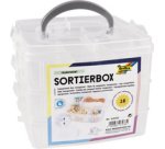 Boîte de rangement, 3 niveaux, en PP, transparent