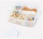 Boîte de rangement, 3 niveaux, en PP, transparent