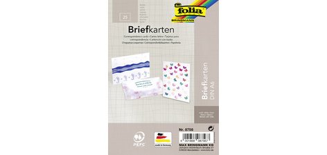 Carte-lettre, 190 g/m2, A6, blanc