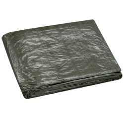 Bâche toile avec oeillets, 2 x 3 m, vert