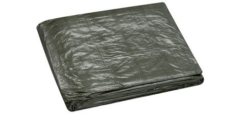 Bâche toile avec oeillets, 2 x 3 m, vert, 75 g