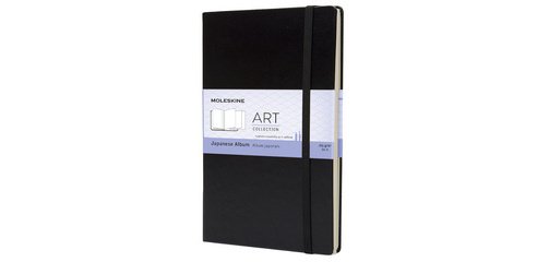 MOLESKINE Album japonais, 165g/m2, L/A5, rigide, noir