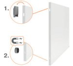 Tableau blanc Infinity Steel, (L)900 x (H)600 mm