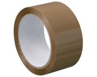 Ruban adhésif d'emballage Profi, 48mmx66m, PP, marron