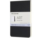 MOLESKINE Bloc à croquis, L/A5, 120 g/m2, carton, noir