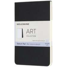 MOLESKINE Bloc à croquis, P/A6, 120 g/m2, carton, noir