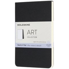 MOLESKINE Bloc à croquis, L/A5, 120 g/m2, carton, noir