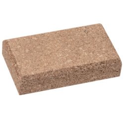 Sanding block, cork, 120 x 60 x 40 mm
