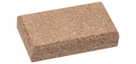 Bloc de ponçage, en liège, 120 x 60 x 40 mm