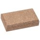 Sanding block, cork, 120 x 60 x 40 mm