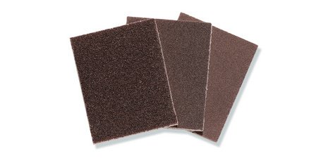 Set de feuilles abrasives, fin/moyen/grand