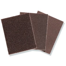 Set de feuilles abrasives, fin/moyen/grand