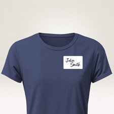 Naamlabel, afneembaar, 80x54 mm, wit
