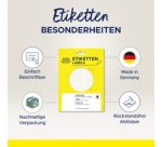 Étiquette de nom, 76x19 mm, enlevable, blanc