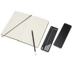 MOLESKINE Kit croquis, carnet L/A5 + 5 crayons à dessin