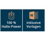 Badge, 70 x 30 mm, set de 10, anthracite