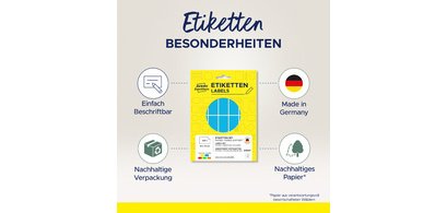 Étiquette multi-usage, 50 x 19 mm, coloré