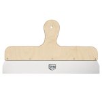 Couteau à enduire, inoxydable, 400 mm, manche en bois