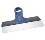 Couteau à enduire, inox, 250 mm, manche bi-plastique