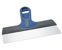 Couteau à enduire, inox, 250 mm, manche bi-plastique