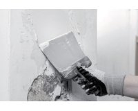 Plamuurmes vierkant, 200 mm, plastic handvat