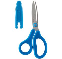 Ciseaux droitiers bouts ronds Plus Japan Fitcutcurve Kids 14,5 cm rose