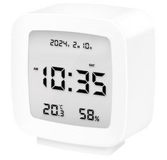 Réveil digital, blanc