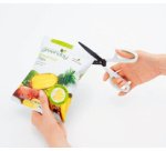 Ciseaux universels FITCUT CURVE Fluor, gris/blanc