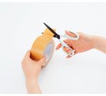 Ciseaux universels FITCUT CURVE Fluor, gris/blanc