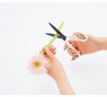 Ciseaux universels FITCUT CURVE Fluor, gris/blanc