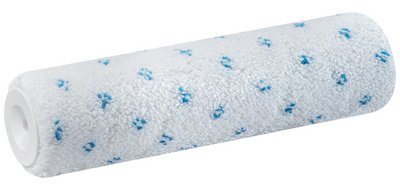 Rouleau grandes surfaces MICROSTAR, 250mm, blanc/bleu