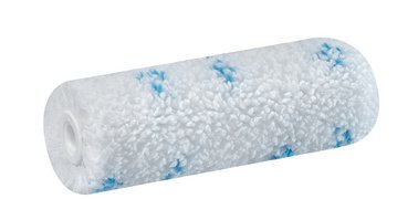 Rouleau petites surfaces MICROSTAR, 100mm, blanc/bleu