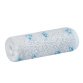 Rol kleine oppervlakken MICROSTAR, 100 mm, wit/blauw