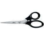 Ciseaux, longueur: 165 mm, rond, noir