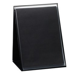 Chevalet de table, A4 portrait, noir