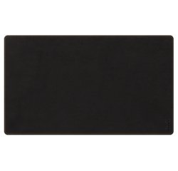 Rhodiarama, weiche/flexible schreibunterlage l (90x43 cm) aus italienischem kunstleder, gerollt in schachtel aus kraft - schwarz