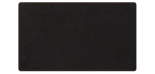 Rhodiarama sous-main souple S (60x35 cm) simili cuir italien - étui kraft - Noir