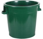 Poubelle, 50 litres, vert