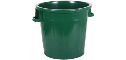 Poubelle, 50 litres, vert