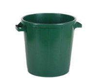 Prullenbak, 75 liter, groen
