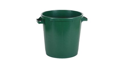 Poubelle, 75 litres, vert