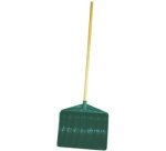 Pelle à neige avec manche en bois, largeur: 460 mm, vert