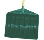 Pelle à neige avec manche en bois, largeur: 460 mm, vert