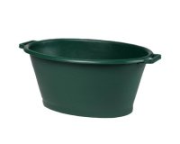 Ovale kom, 50 liter, plastic, groen