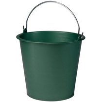 Seau, 16 litres, plastique, vert