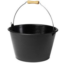 Seau, 15,5 litres, plastique, noir