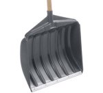 Pelle à neige avec manche en bois, largeur: 460 mm, gris